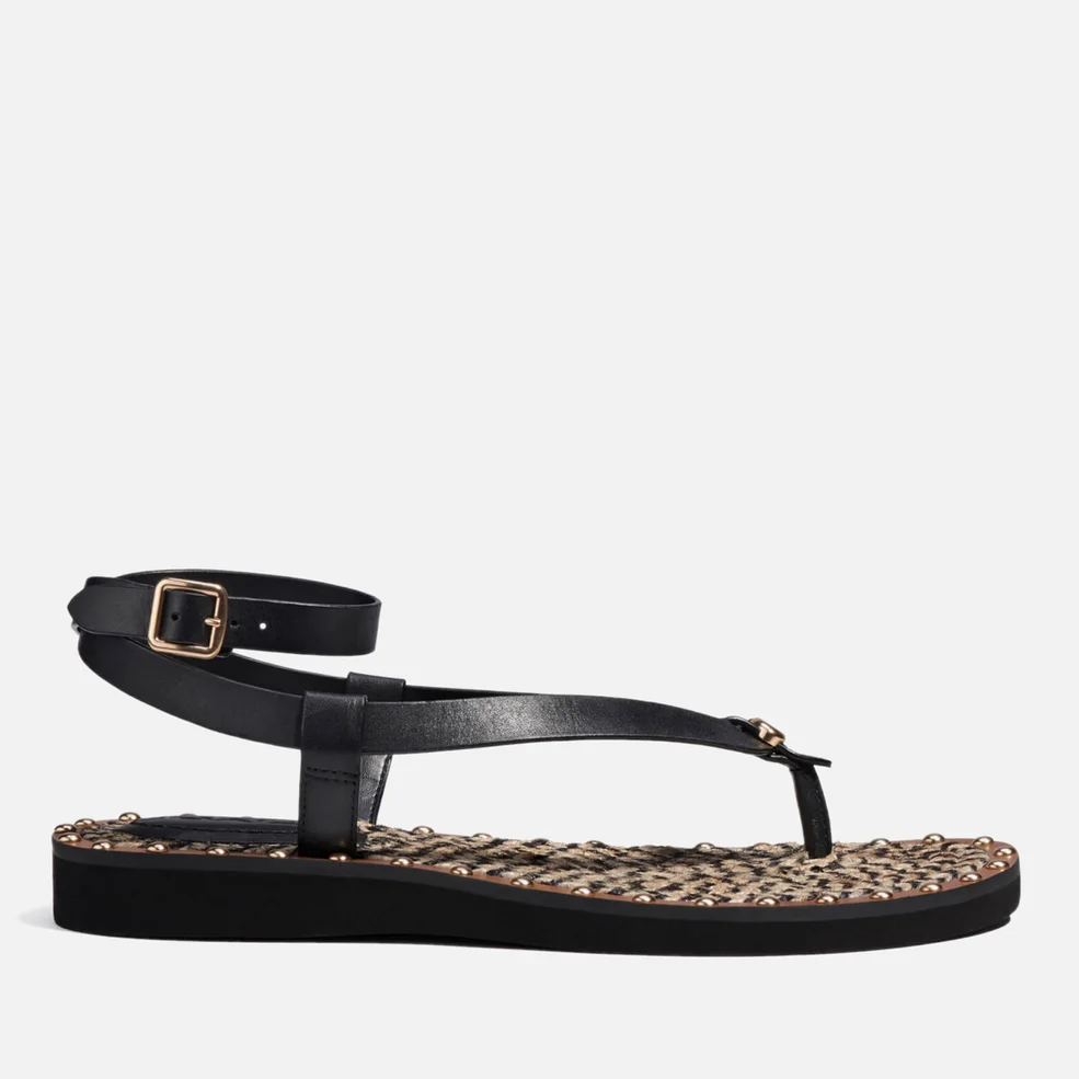 Coach Gracey Leather Sandals Image 1