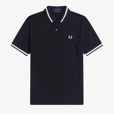Fred Perry Men's Made In England Single Tipped Polo Shirt - Navy