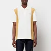 Fred Perry Men's Towelling Panel Polo Shirt - Ecru - Image 1