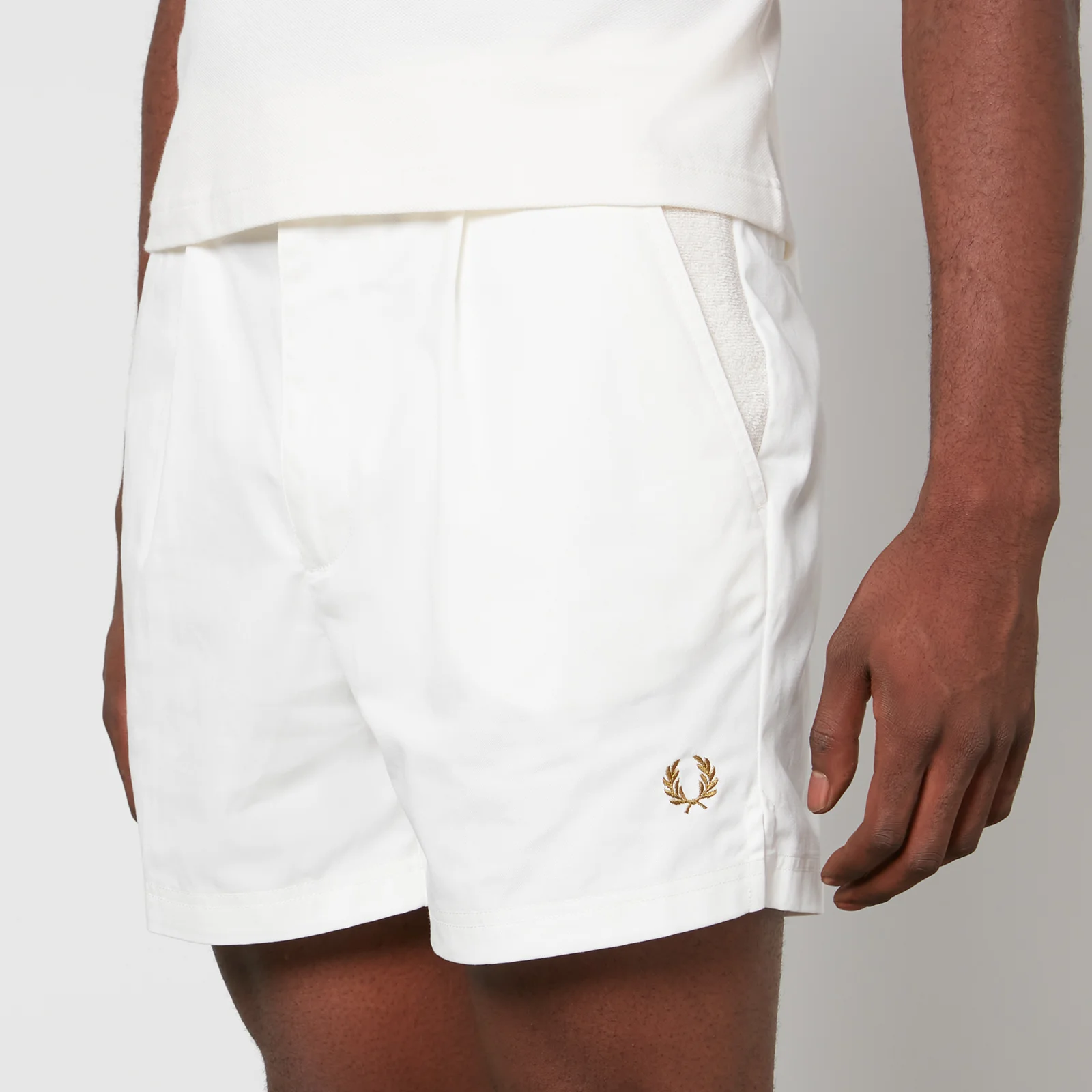 Fred Perry Cotton-Blend Twill Shorts Image 1