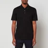 Ferragamo Men's Cotton Piquet Polo Shirt - Black - Image 1
