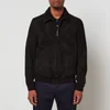 Ferragamo Men's Leather Suede Jacket - Black - Image 1