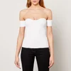 Helmut Lang Women's Contour Pinched Top - White - Image 1