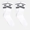 Wood Wood Men's 2-Pack Socks - White/Navy - Image 1