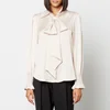 See By Chloé Pussy-Bow Satin-Twill Blouse - Image 1