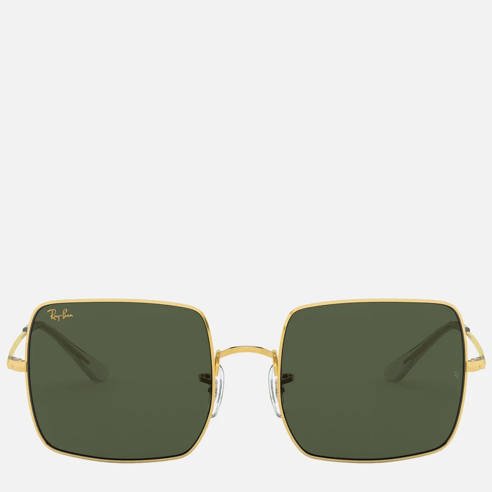Ray-Ban Square Oversized Metal Sunglasses - Gold Image 1