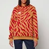 Vivienne Westwood Embroidered Tiger Cotton-Jersey Sweatshirt - Image 1