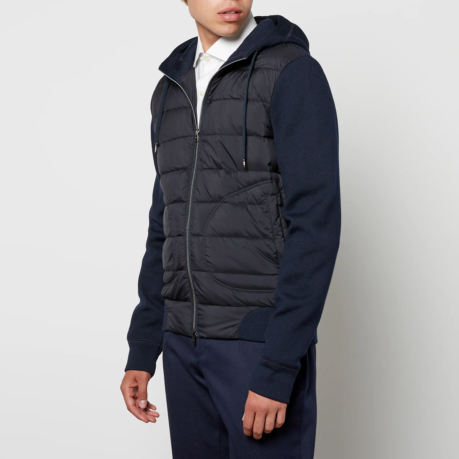 Herno Wool and Cotton-Blend and Quilted Shell Down Jacket Image 1