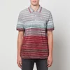 Missoni Striped Cotton-Piqué Polo Shirt - Image 1