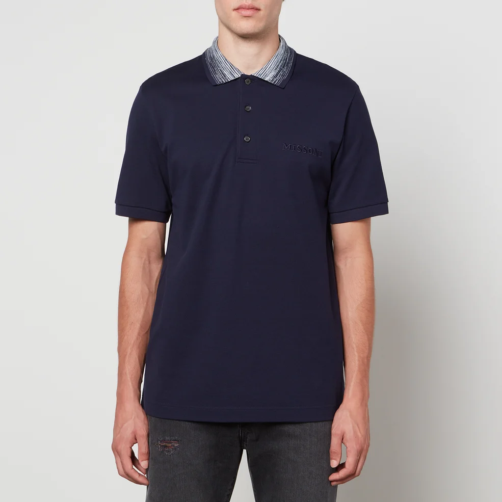 Missoni Cotton-Piqué Polo Shirt - S Image 1