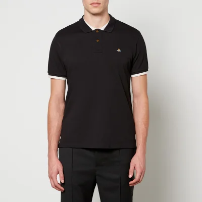 Vivienne Westwood Stripe-Trimmed Cotton-Piqué Polo Shirt