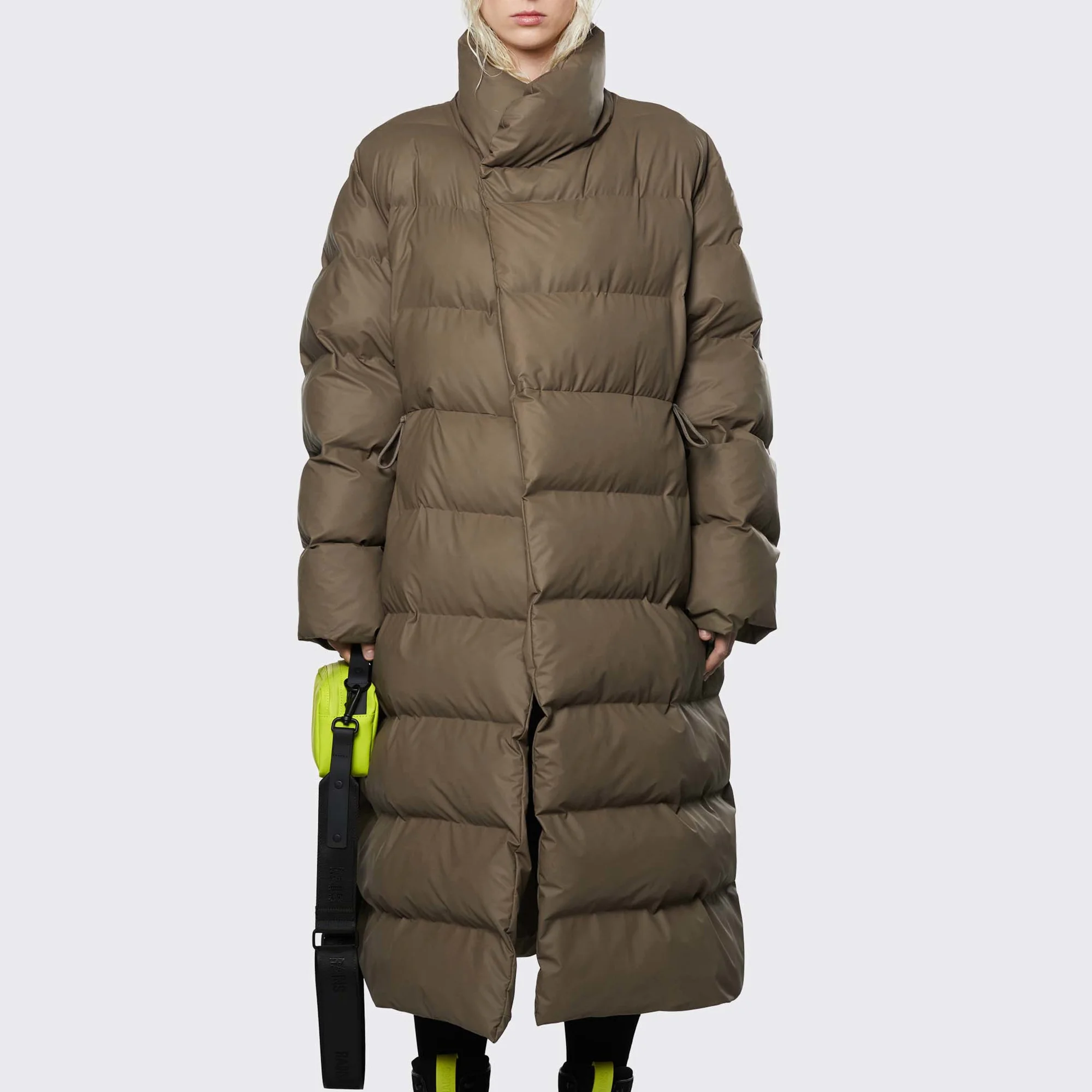Rains W Quilted Coated-Shell Padded Coat Image 1