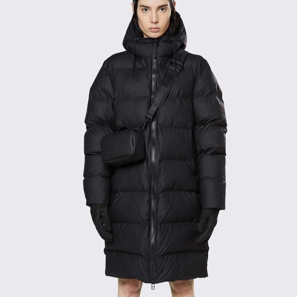 Rains Quilted Padded Coated-Shell Coat Image 1