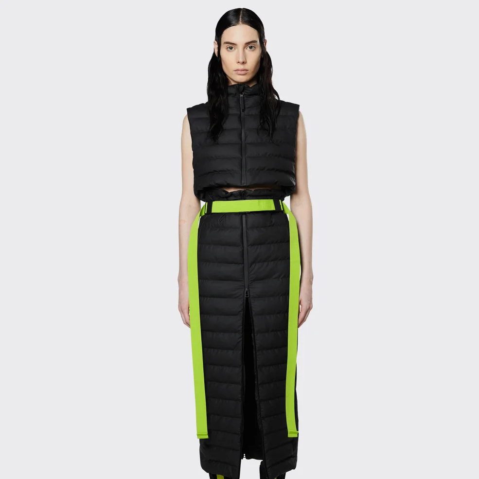 Rains Trekker Cropped Quilted Shell Gilet Image 1