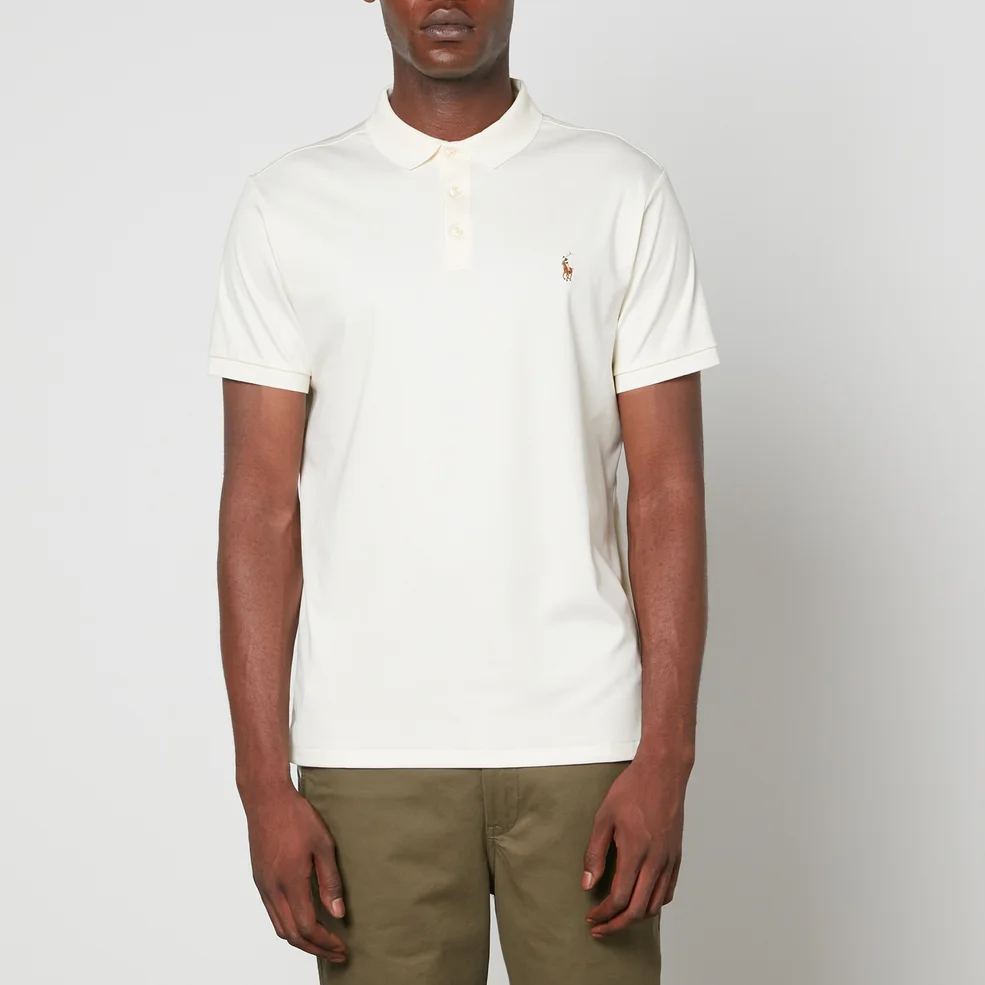 Polo Ralph Lauren Slim-Fit Interlock Cotton-Jersey Polo Shirt Image 1