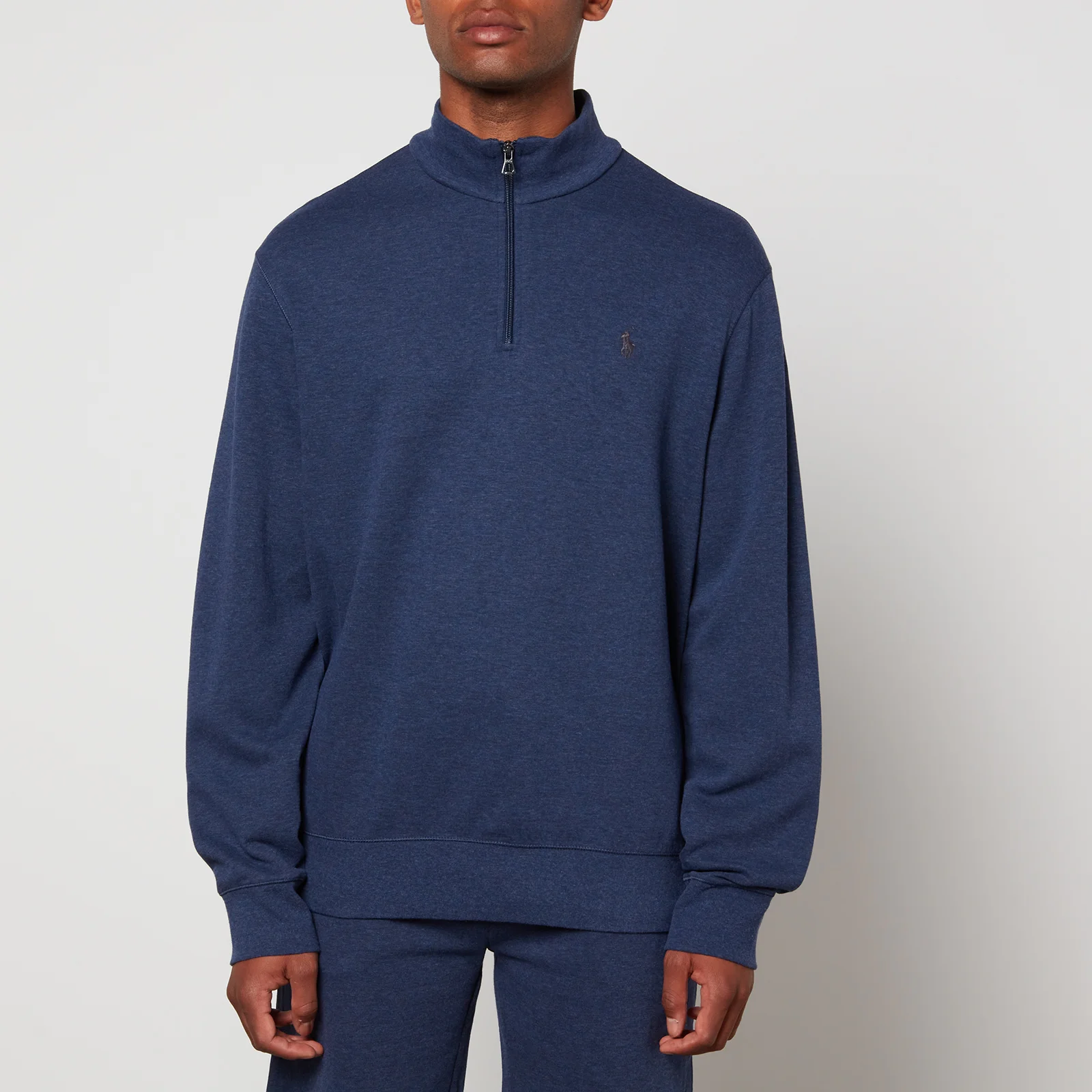 Polo Ralph Lauren Brushed Cotton-Blend Half-Zip Sweatshirt Image 1