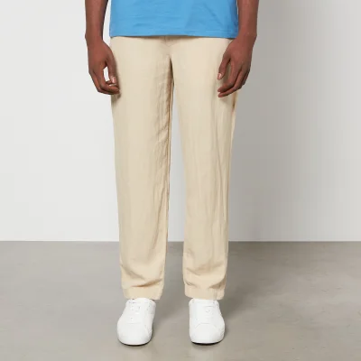 Polo Ralph Lauren Straight-Leg Linen and Silk-Blend Trousers