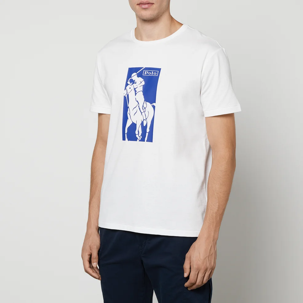 Polo Ralph Lauren Logo Print Cotton-Jersey T-Shirt Image 1