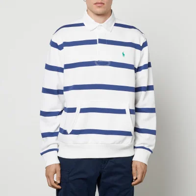 Polo Ralph Lauren Striped Cotton-Blend Rugby Sweatshirt