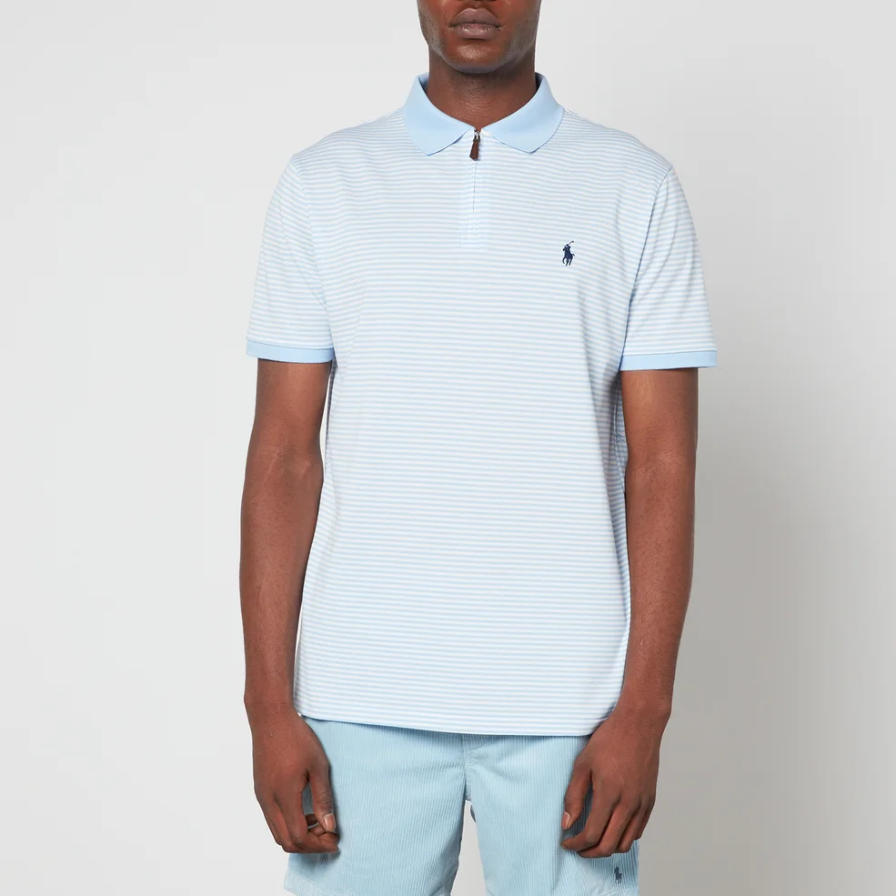 Polo Ralph Lauren Striped Stretch-Cotton Piqué Polo Shirt Image 1