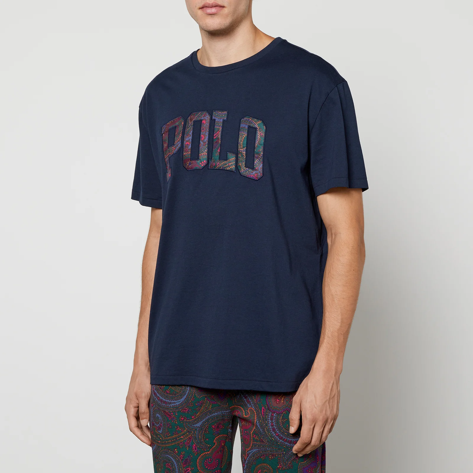 Polo Ralph Lauren Paisley Logo Cotton-Jersey T-Shirt Image 1