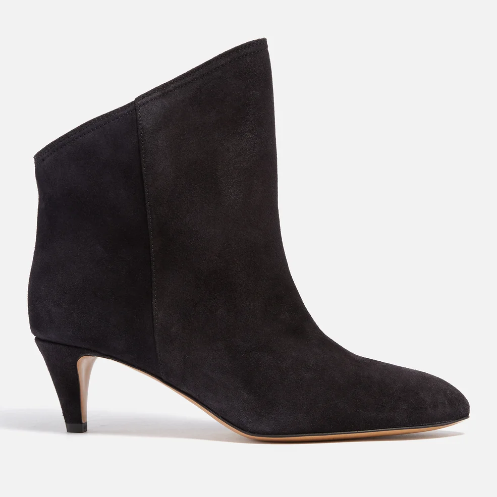 Isabel Marant Dripi Suede Heeled Ankle Boots Image 1