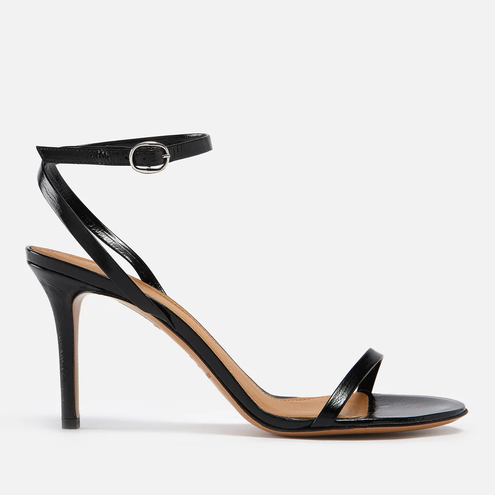Isabel Marant Anelia Patent-Leather Heeled Sandals Image 1
