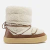 Isabel Marant Zimlee Shearling and Leather Snow Boots - Image 1