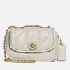 Coach Women's Quilted Pillow Madison Shoulder Bag 18 - Chalk - Image 1