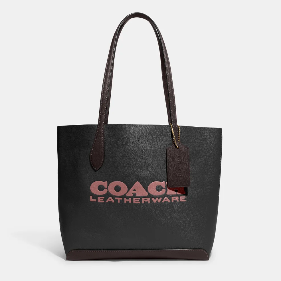 Coach Women's Colourblock Leather Kia Tote Bag - Black Multi Image 1