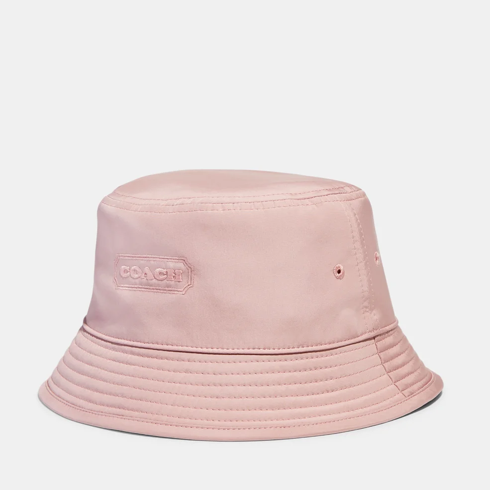 Coach Women's Reversible Sig C Bucket Hat - Faded Pink Image 1