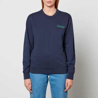 Kenzo Printed Loopback Cotton-Jersey Sweatshirt