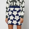 KENZO Jacquard Wool-Blend Mini Skirt - Image 1