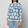 KENZO Floral-Print Denim Shirt - S - Image 1