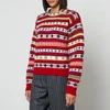KENZO Fair Isle Wool and Cotton-Blend Jumper - Image 1