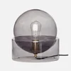 Hübsch Circle Glass Table Lamp - Smoke - Image 1