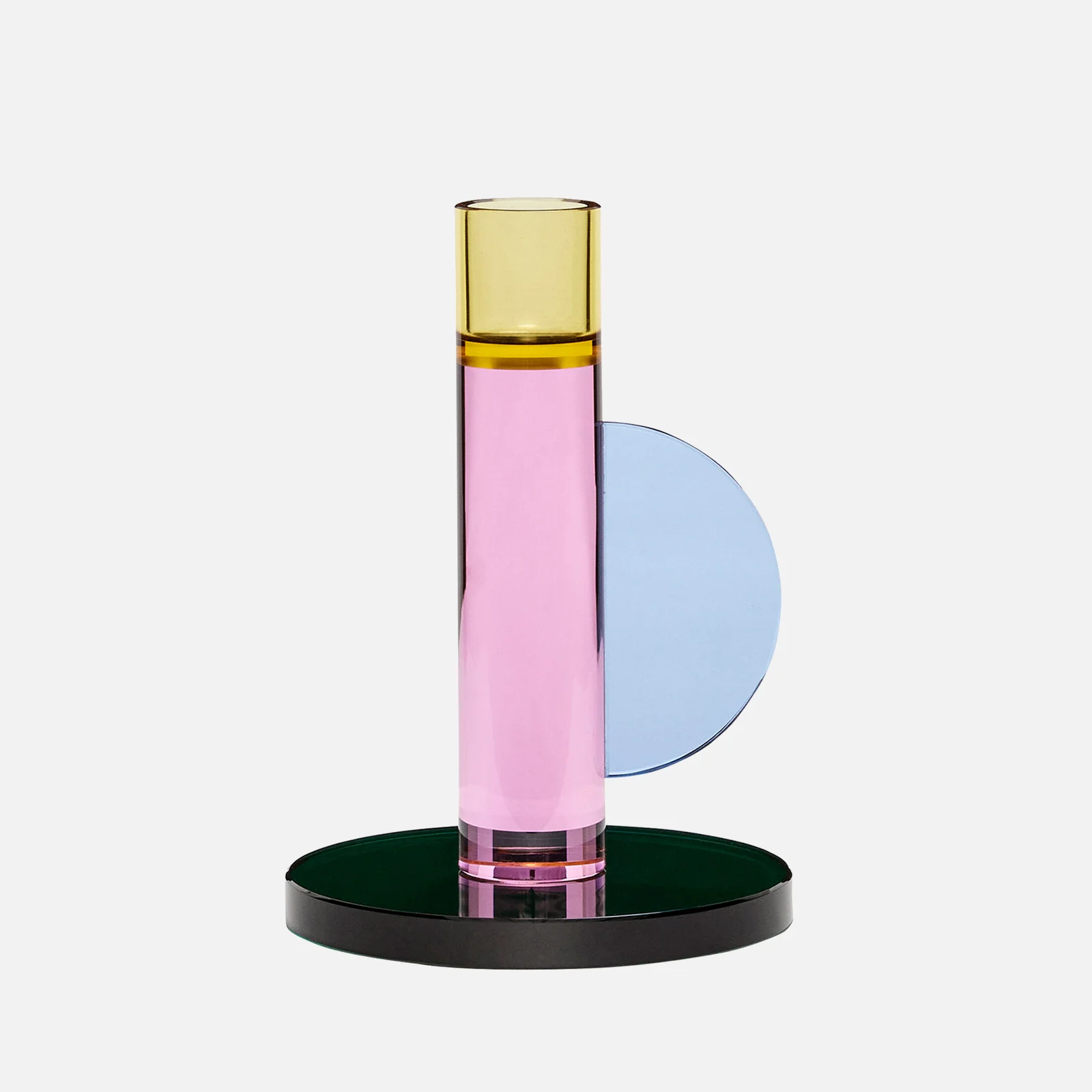 Hübsch Astro Candlestick - Pink Image 1