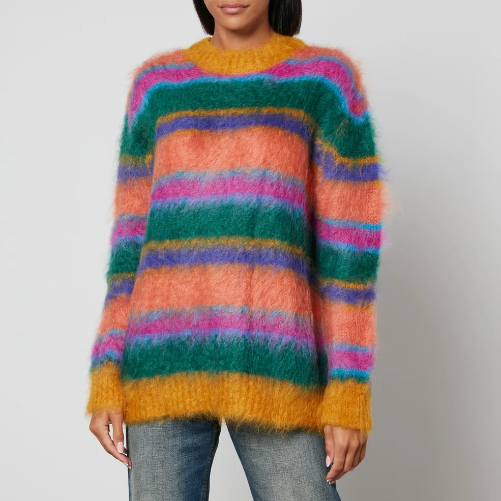 Marni Roundneck Mohair-Blend Sweater Image 1