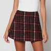Marni Tartan Wool-Blend Tweed Skirt - Image 1