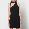 3.1 Phillip Lim Women's Asymmetric Crepe Mini Dress - Black - Image 1