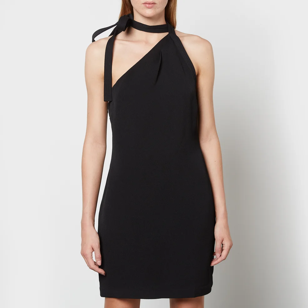 3.1 Phillip Lim Women's Asymmetric Crepe Mini Dress - Black Image 1