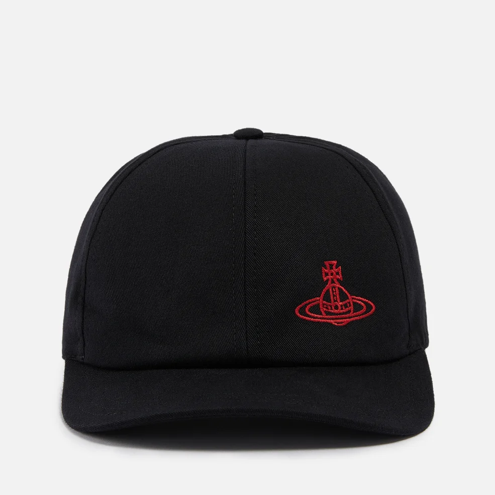 Vivienne Westwood Logo-Embroidered Cotton-Twill Baseball Cap Image 1