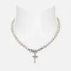 Vivienne Westwood Aleksa Platinum-Tone and Preciosa Pearl Necklace - Image 1