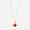 Vivienne Westwood Ariella Gold-Tone Cubic Zirconia Pendant Necklace - Image 1