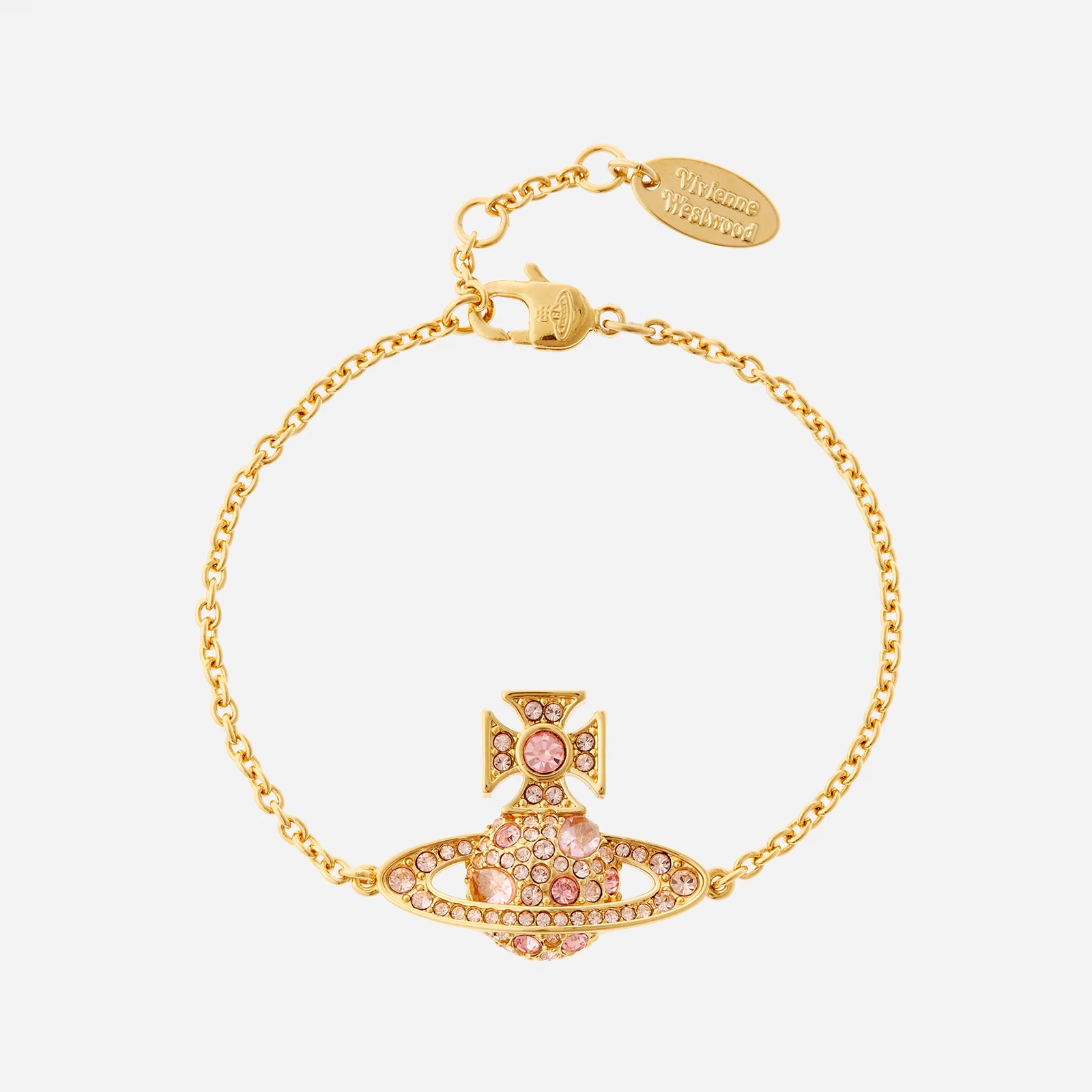 Vivienne Westwood Francette Bas Relief Gold-Tone and Crystal Bracelet Image 1