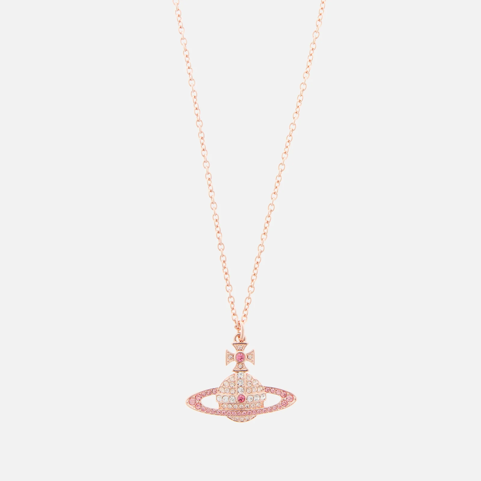 Vivienne Westwood Kika Rose Gold-Tone and Crystal Necklace Image 1