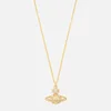 Vivienne Westwood Narcissa Gold-Tone Sterling Silver and Crystal Necklace - Image 1