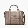 Marc Jacobs Women's The Small Leather Tote Bag - Cement - Image 1