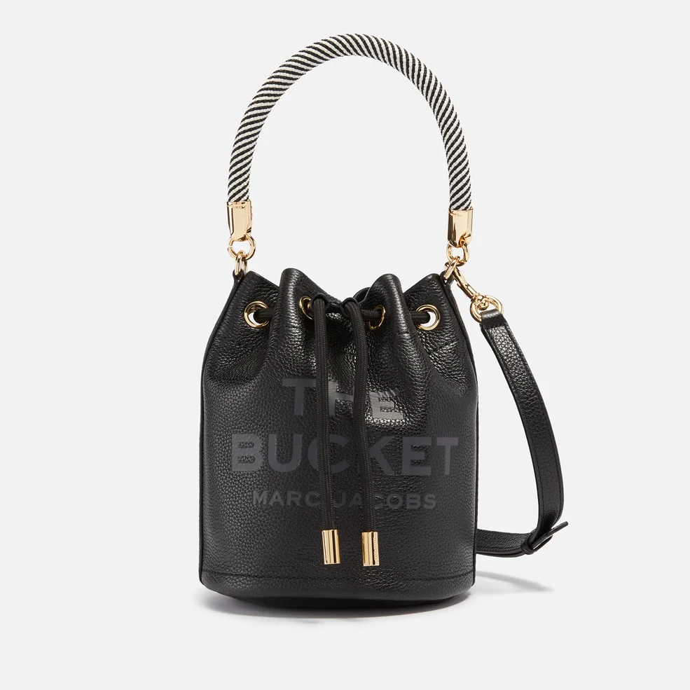 Marc Jacobs The Leather Logo Textured-Leather Bag Image 1