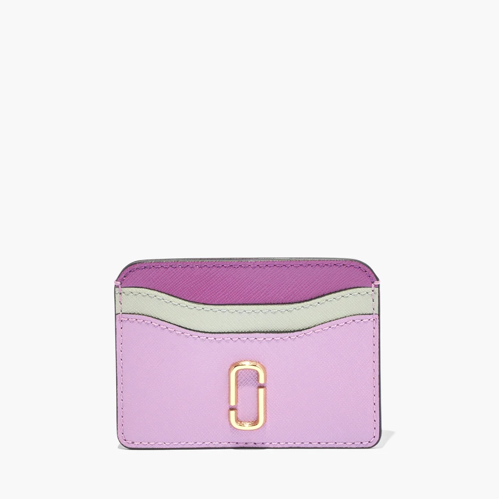Marc Jacobs Women's Snapshot New Card Case - Regal Orchid Multi Image 1